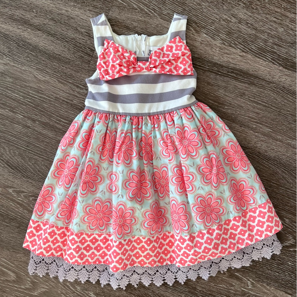 Counting Daisy’s Toddler Girls Printed Dress.